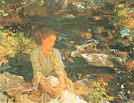 John Singer Sargent Black Brook Sweden oil painting art